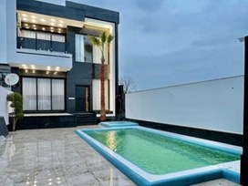  ویلا استخر روباز نزدیک شهرک خانه دریا