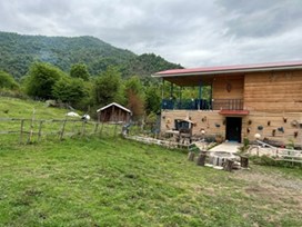 ویلا چوبی با جکوزی بیلیارد ماسال