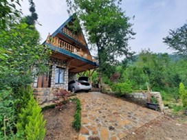 اجاره کلبه چوبی با جکوزی در رامسر